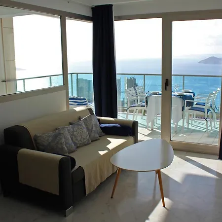 Skyline 34 Amazing With Private Terrace And Sea Views Апартаменты Бенидорм