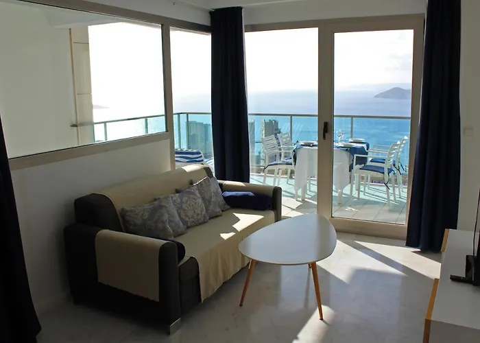 Skyline 34 Amazing With Private Terrace And Sea Views Lägenhet Benidorm