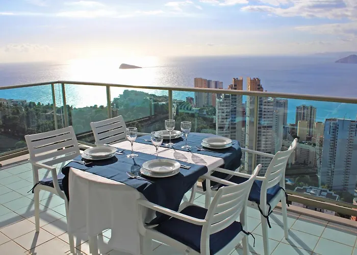 Lägenhet Skyline 34 Amazing With Private Terrace And Sea Views Benidorm